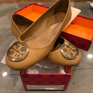 Tory Burch Minnie, ballet flat, Royal Tan